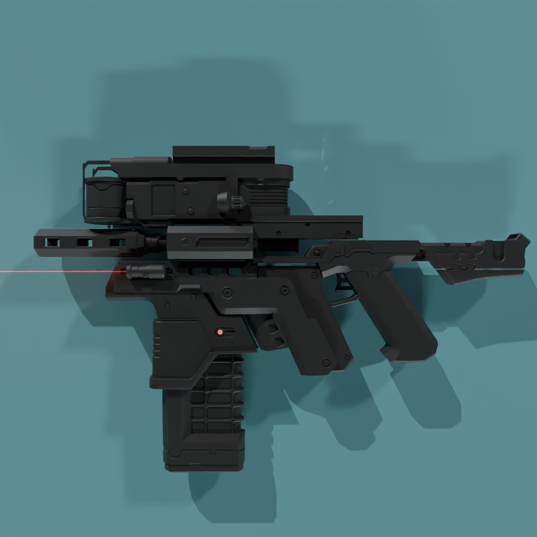 scifi gun (Game Ready) preview image 1